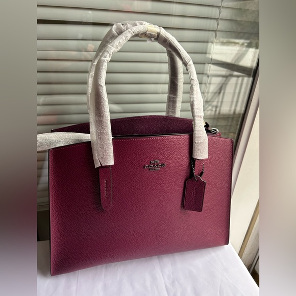 COACH Charlie Carryall with Metallic Interior(original packing intact) - Picture 9 of 14